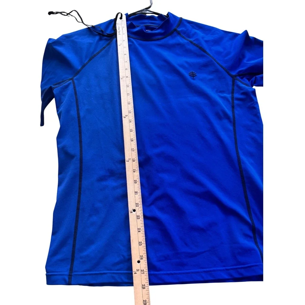Coolibar Mens Rashgaurd M UPF 50 Swim Run Outdoor Adventure Beach Travel Vacay